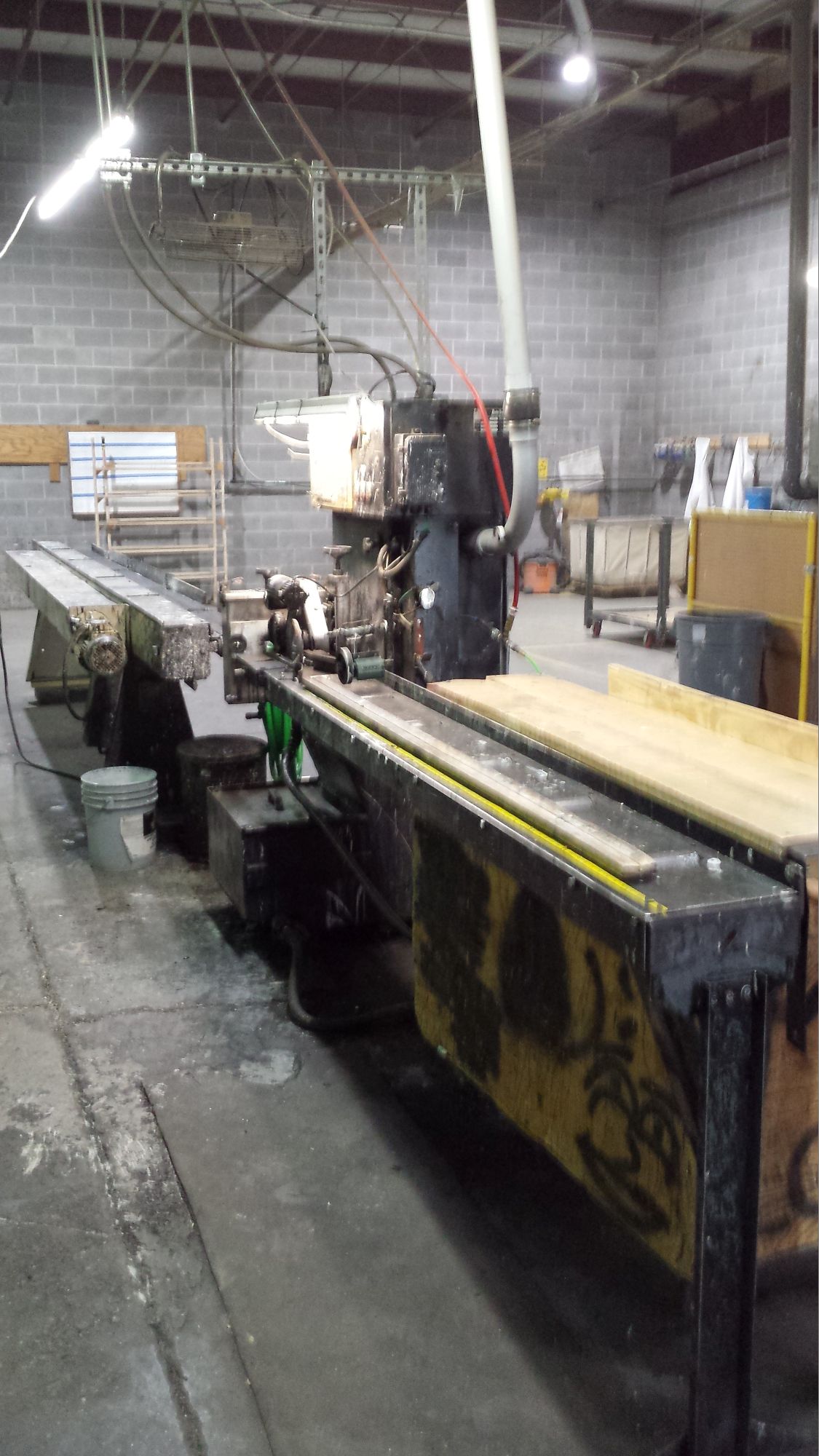 Delle Vedove VAC 100 Vacuum Coater – Stain UVC 200 UV Coating Line System (Used) Item # UE-122024G