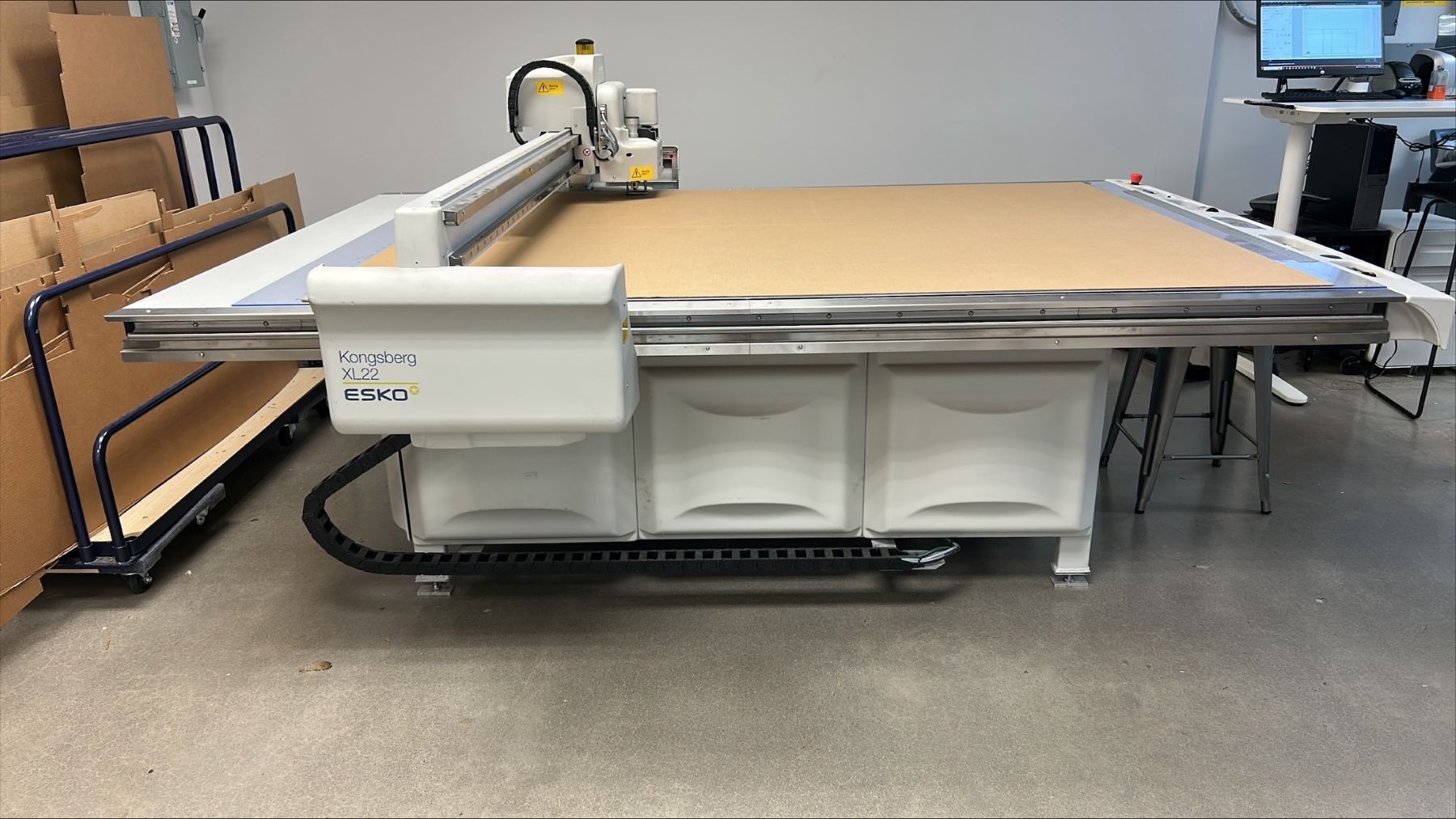 Esko Kongsberg XL22 Flatbed Plotter Cutter (Used) Item # UE-020525D