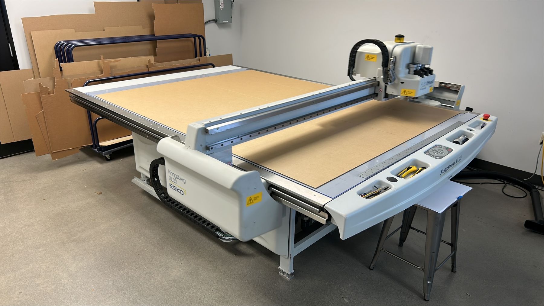 Esko Kongsberg XL22 Flatbed Plotter Cutter (Used) Item # UE-020525D