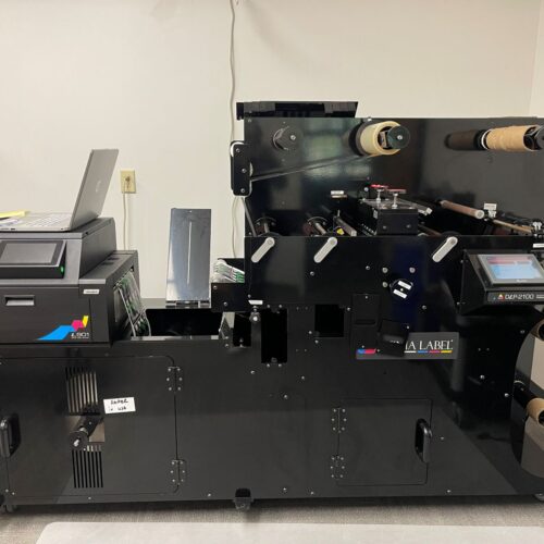 Afinia DLP-2100 High Volume Digital Label Press & Afinia L901Color Label Printer (Used) Item # UE-021125F