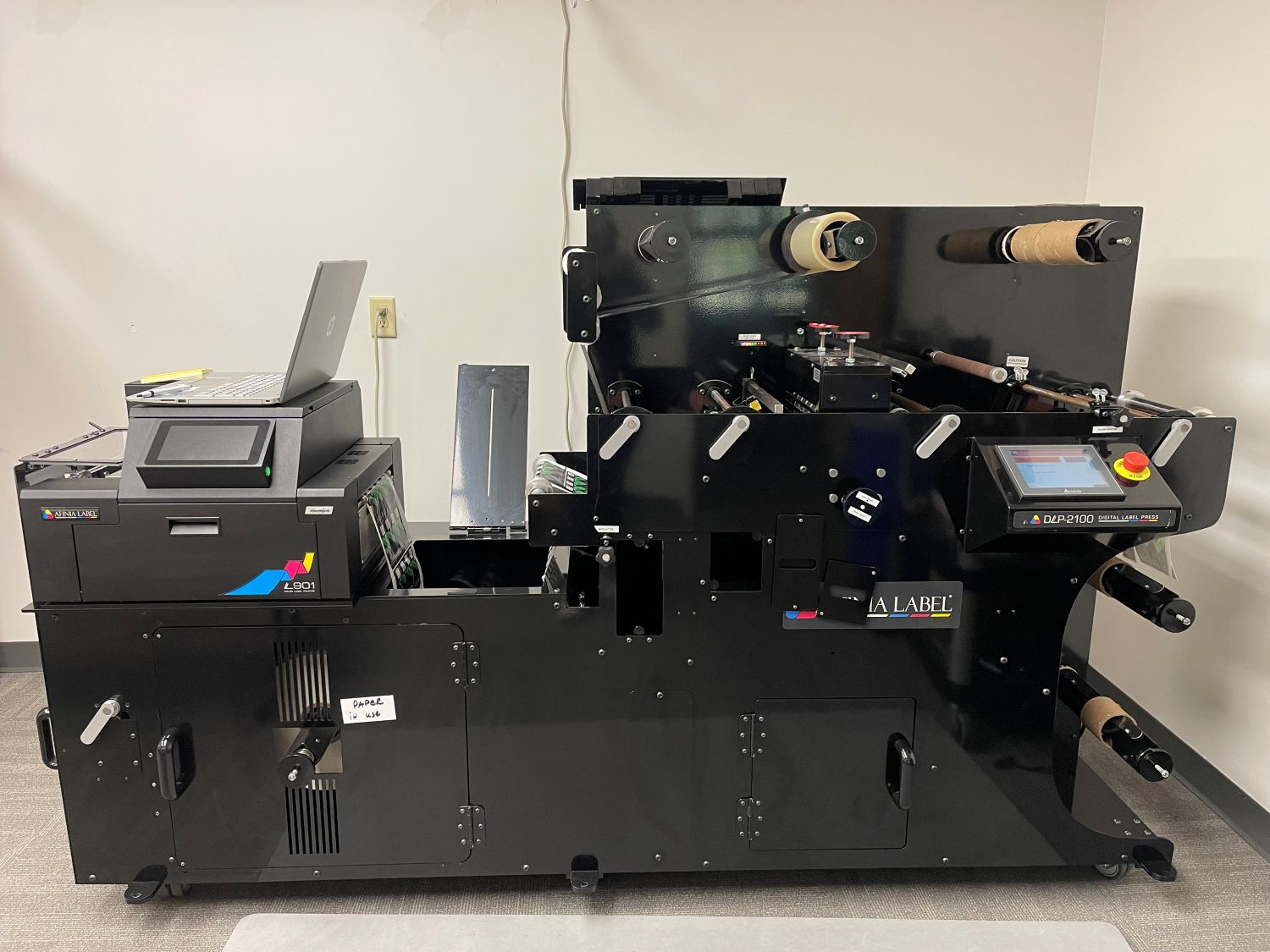 Afinia DLP-2100 High Volume Digital Label Press & Afinia L901Color Label Printer (Used) Item # UE-021125F