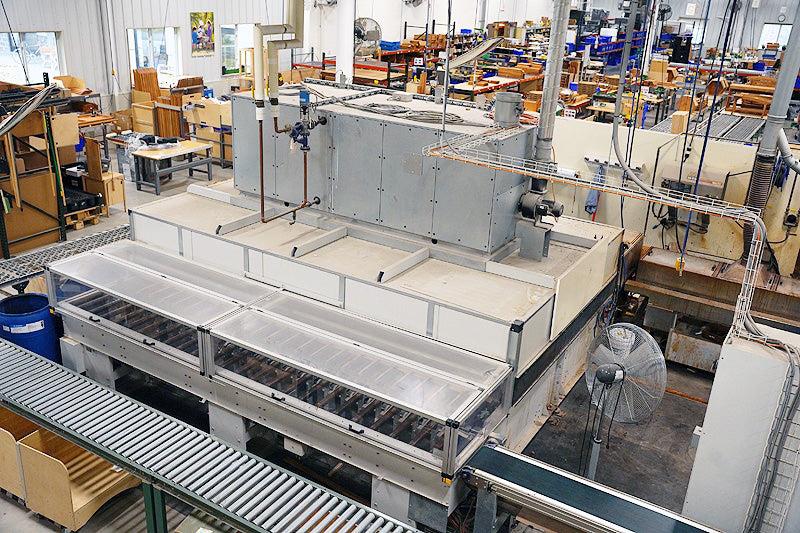 VENJAKOB “VEN FLOW” Flow Coater and Oven (Stain Coating) (Used) Item # UE-021925C