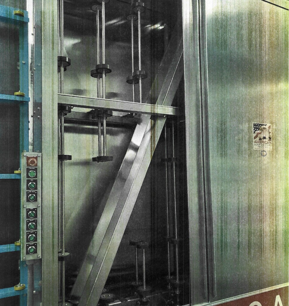 American Stainless Steel 84″ Vertical Glass Washer (Used) Item # UE-022425D