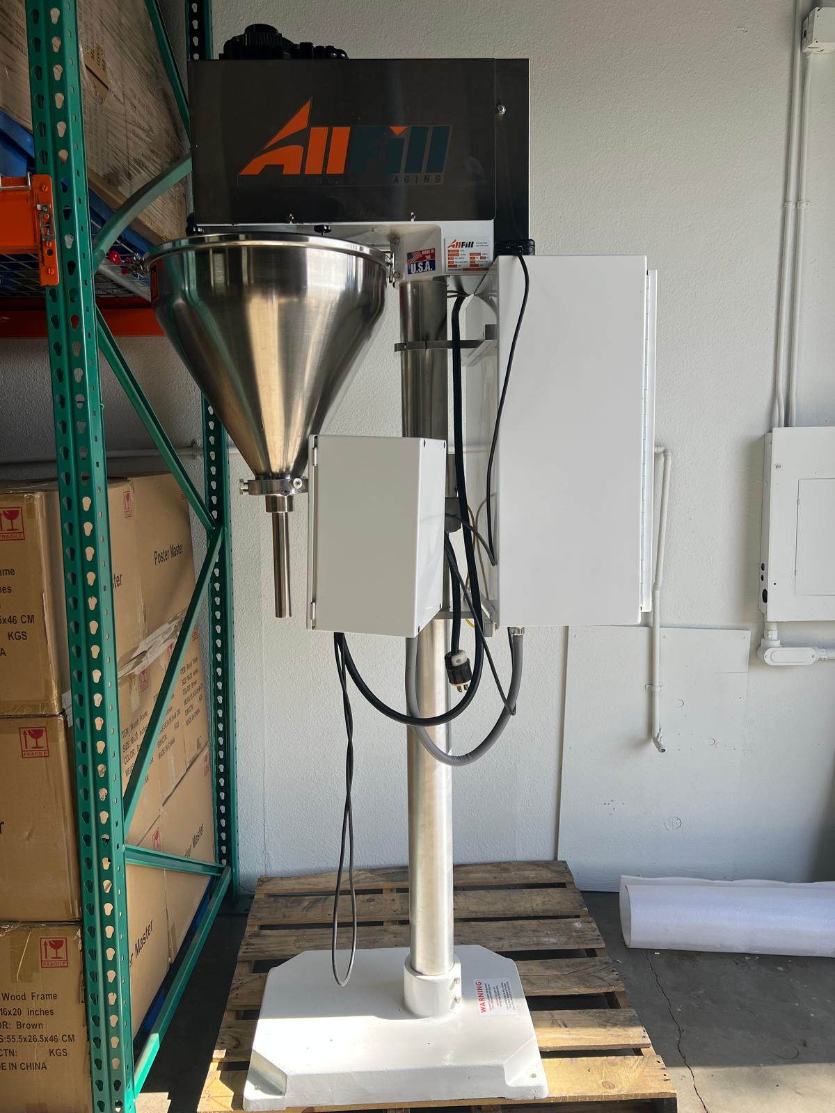 All-Fill Model B-600 Semi-automatic Auger Filling Machine (Used) Item # UE-030625E