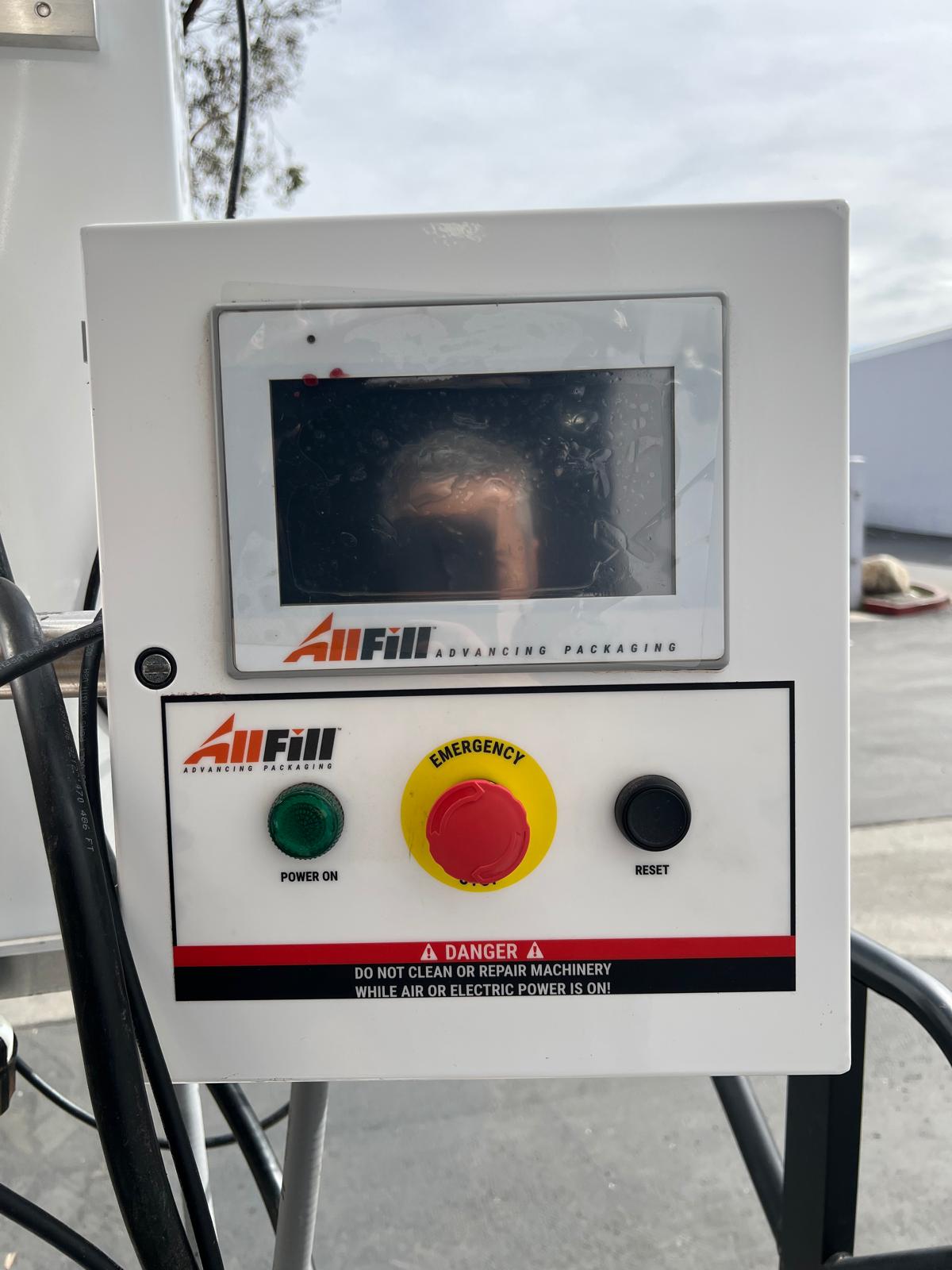 All-Fill Model B-600 Semi-automatic Auger Filling Machine (Used) Item # UE-030625E