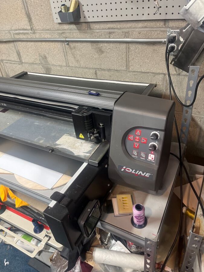 Ioline Appliqué Sports Lettering Cutter Model 350HF System (Used) Item # UE-031025B