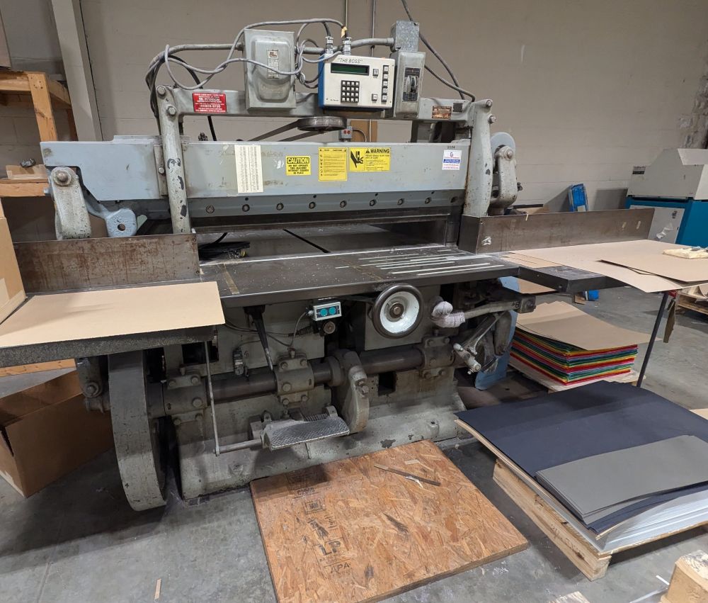 Harris Seybold Paper Cutter 48″ Paper Cutter (Used) Item # UE-031425A