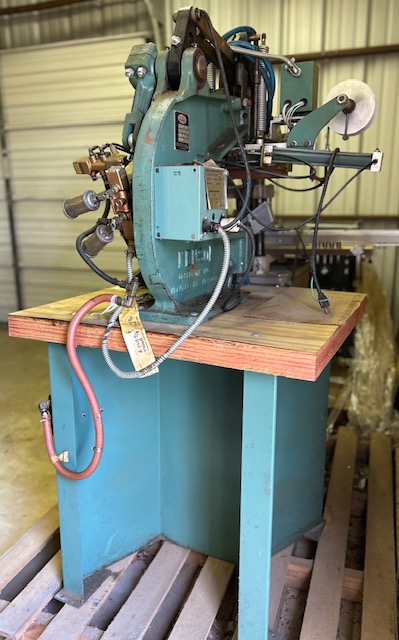 Kensol K 36 T 3 Ton Air-Operated Roll Leaf Stamping Press (Used) Item # UE-031725B