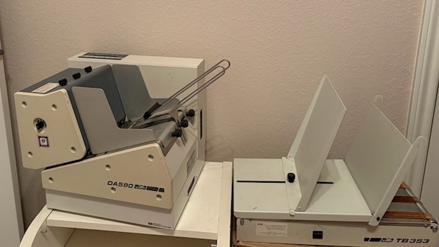 Rena DA590 Inkjet Addressing Machine & TB 353 Conveyor (Used) Item # UE-031725D