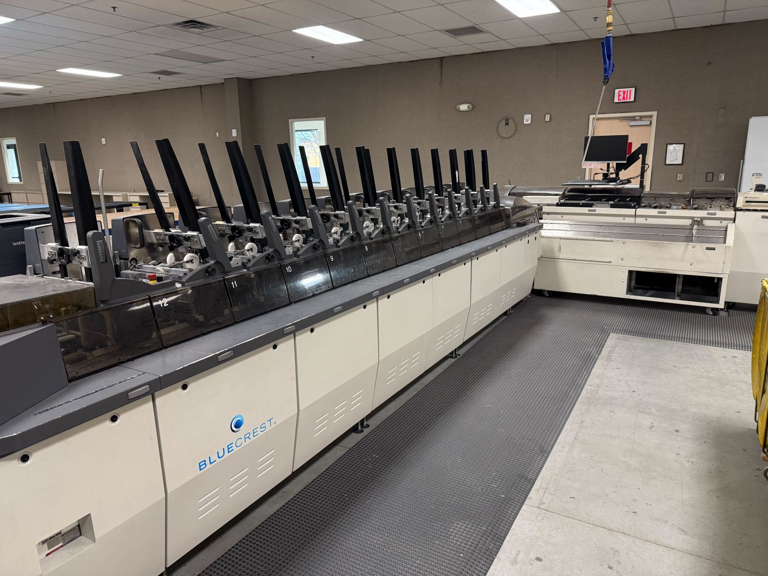 PB Bluecrest APS Flowmaster Mailing Systems – Inserter (Used) Item # UE-032025A
