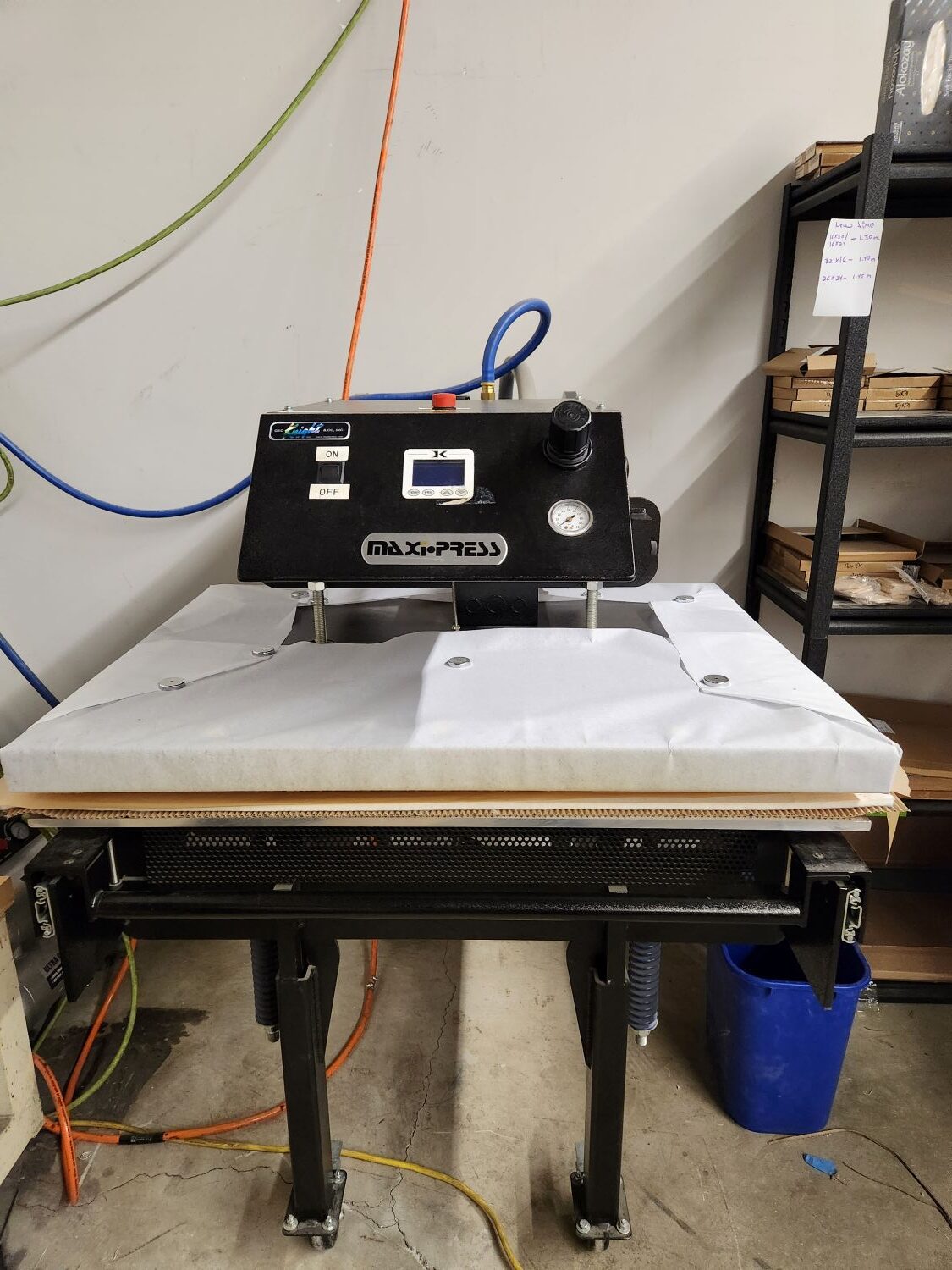 Geo Knight Maxi Press MAXI-3242AP 32″ x 42″ Heat Press (Used) Item # UE-040825B