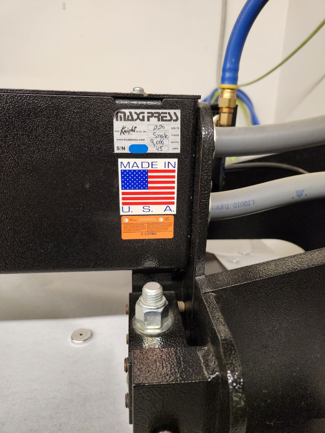 Geo Knight Maxi Press MAXI-3242AP 32″ x 42″ Heat Press (Used) Item # UE-040825B
