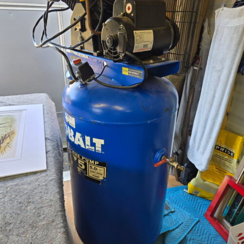 Kobalt 80-Gallons Two Stage 80 Gallon 5HP Air Compressor (Used) Item # UE-041525E
