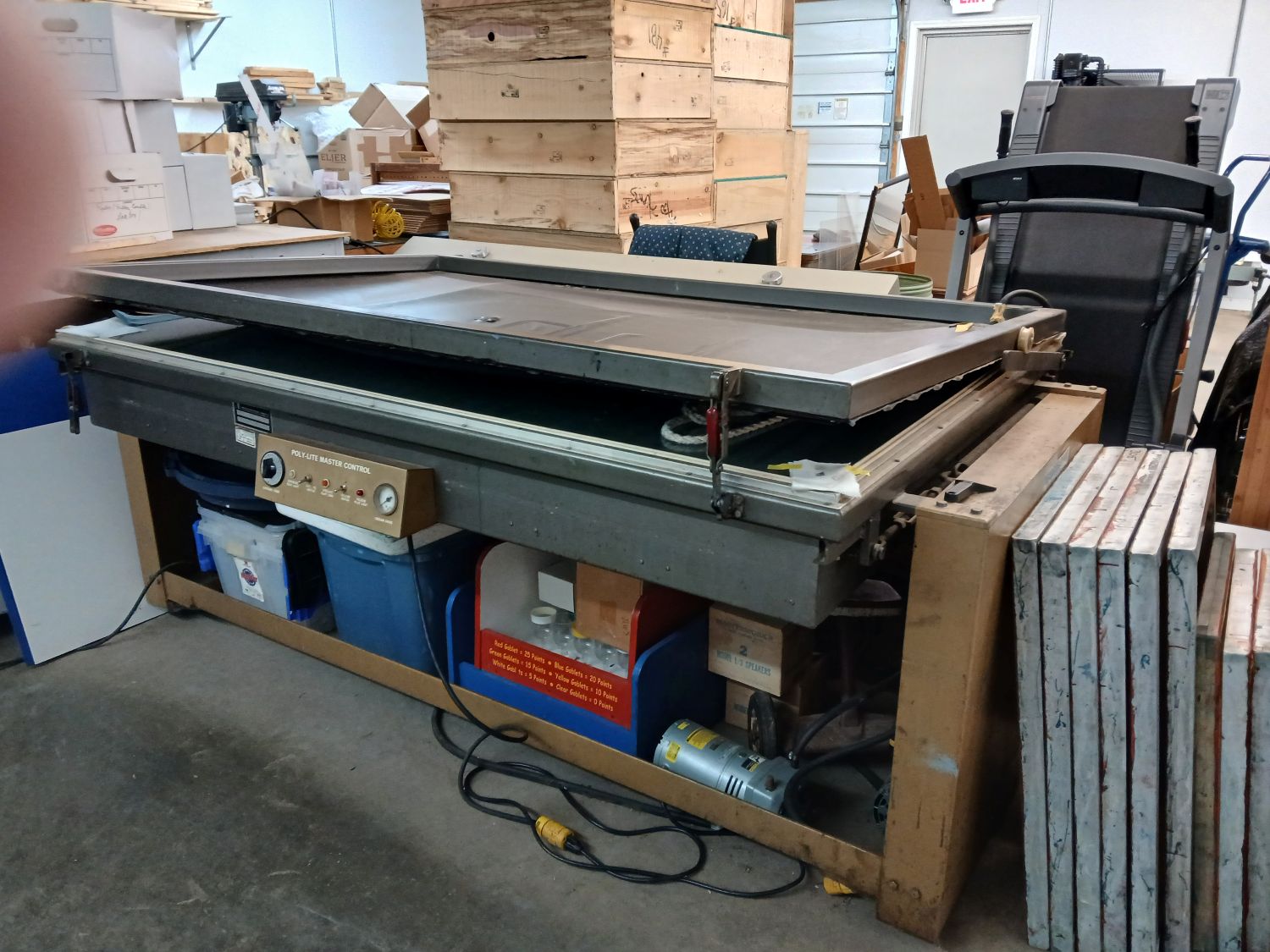 American Polylite 48X76 Direct Contact Photo-Screen Exposing Unit (Used) Item # UE-042625A