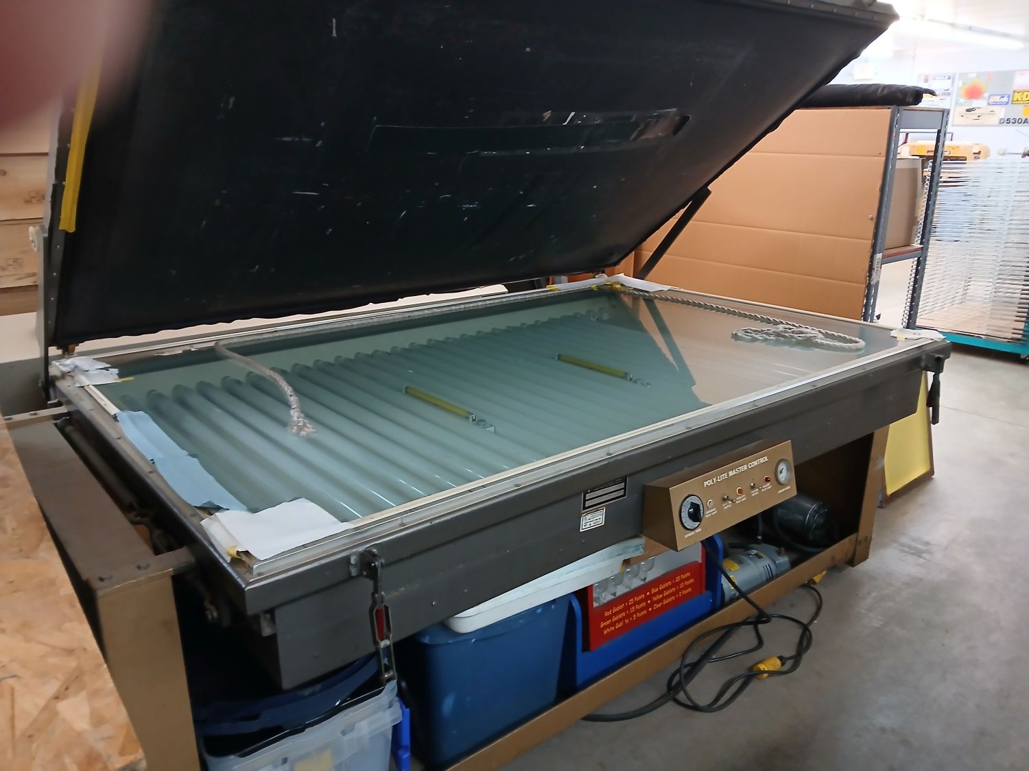 American Polylite 48X76 Direct Contact Photo-Screen Exposing Unit (Used) Item # UE-042625A