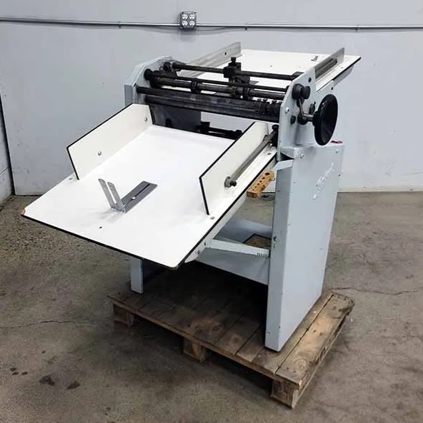 Rosback Model 220 True Line Perf / Slit / Score / Crease Machine (Used) Item # UE-050225B