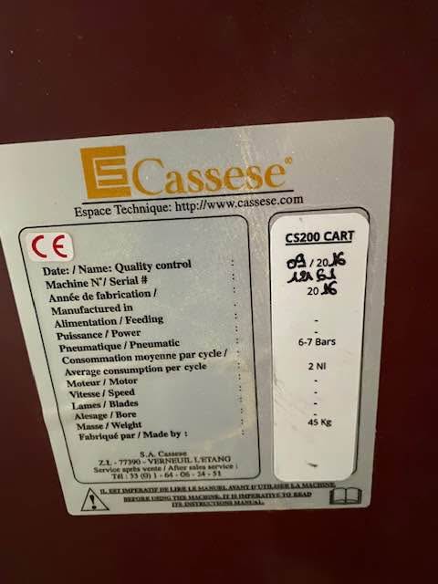 Cassese CS200 Underpinner / Joiner / Vnailer (Used) Item # UE-051225E