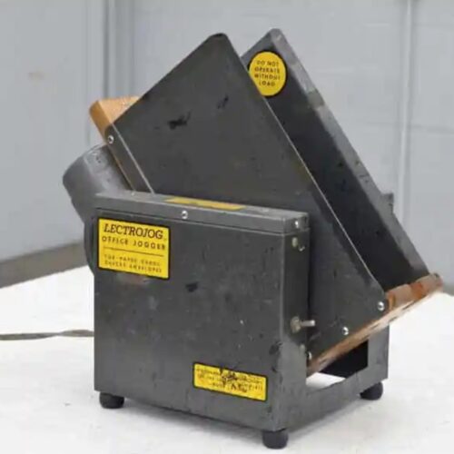 LECTROJOG 775 Table Top Paper Jogger (Used) Item # UE-052225A