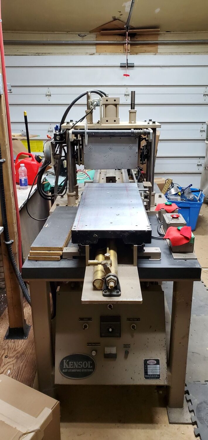 Kensol K 412R Flatbed Wood Laminator (Used) Item # UE-050525D