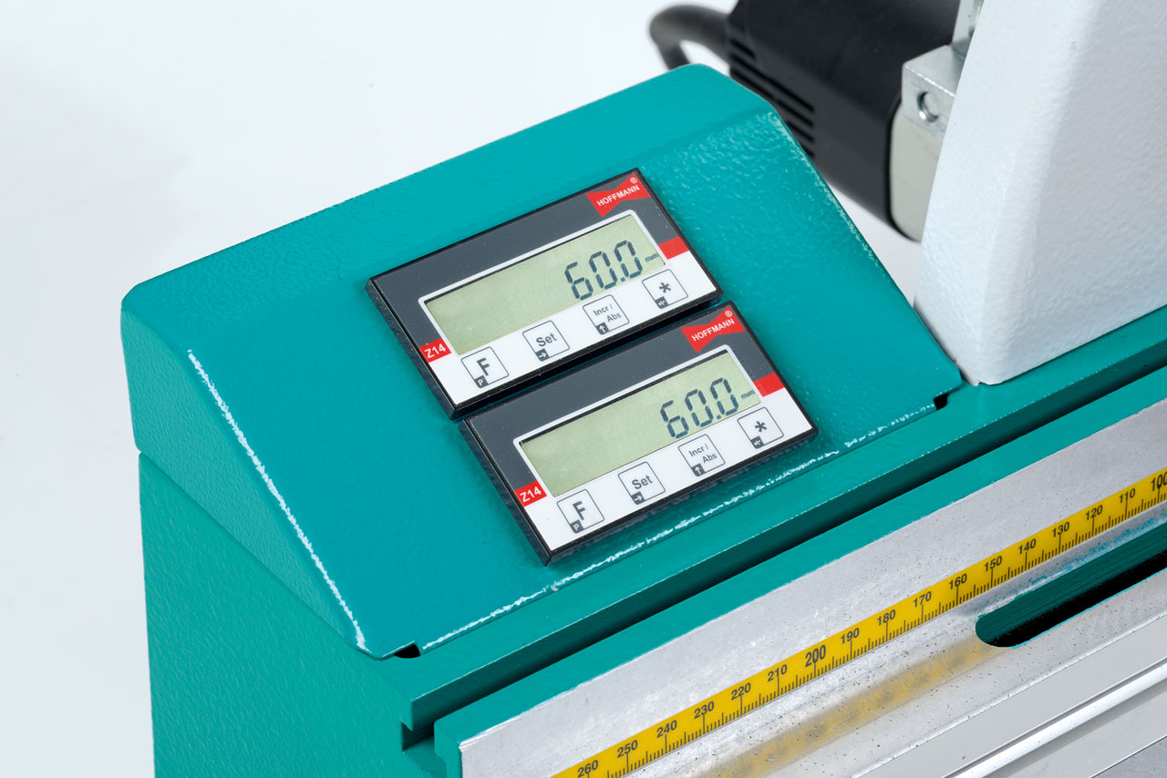 Hoffmann MU3-D Manual Dovetail Routing Machine with Digital Position Display (New) Item # HM-101050