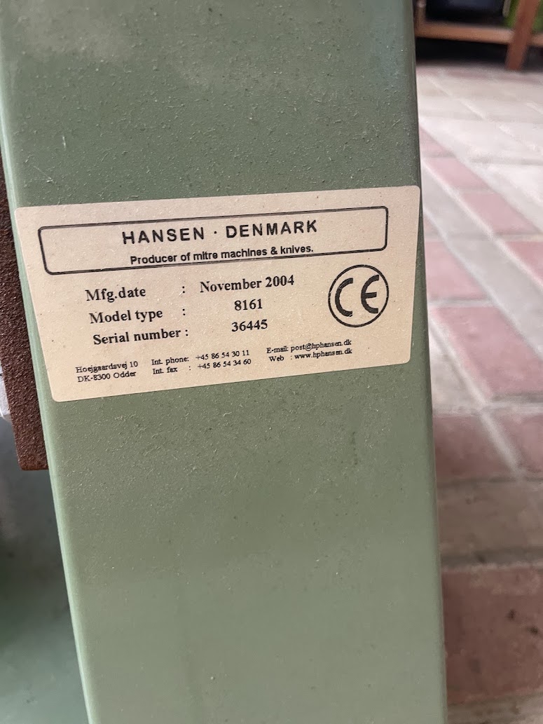 Hansen (Similar to Morso) Chopper w/ Measuring Table (Used) Item # UE-060425A
