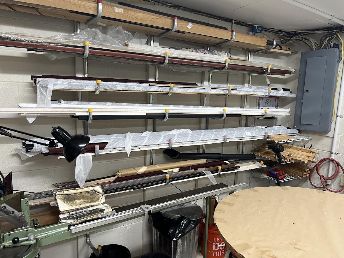 Picture Framing Moulding, Framer’s Tools, and Shop Supplies (Used) Item # UE-060925C