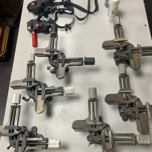 Framing Tool & Supply Lot: Fletcher FlexiMaster Point Driver, Crescent Matboard, and Moulding (Used) Item # UE-061225F