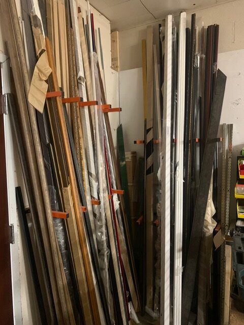Framing Tool & Supply Lot: Fletcher FlexiMaster Point Driver, Crescent Matboard, and Moulding (Used) Item # UE-061225F