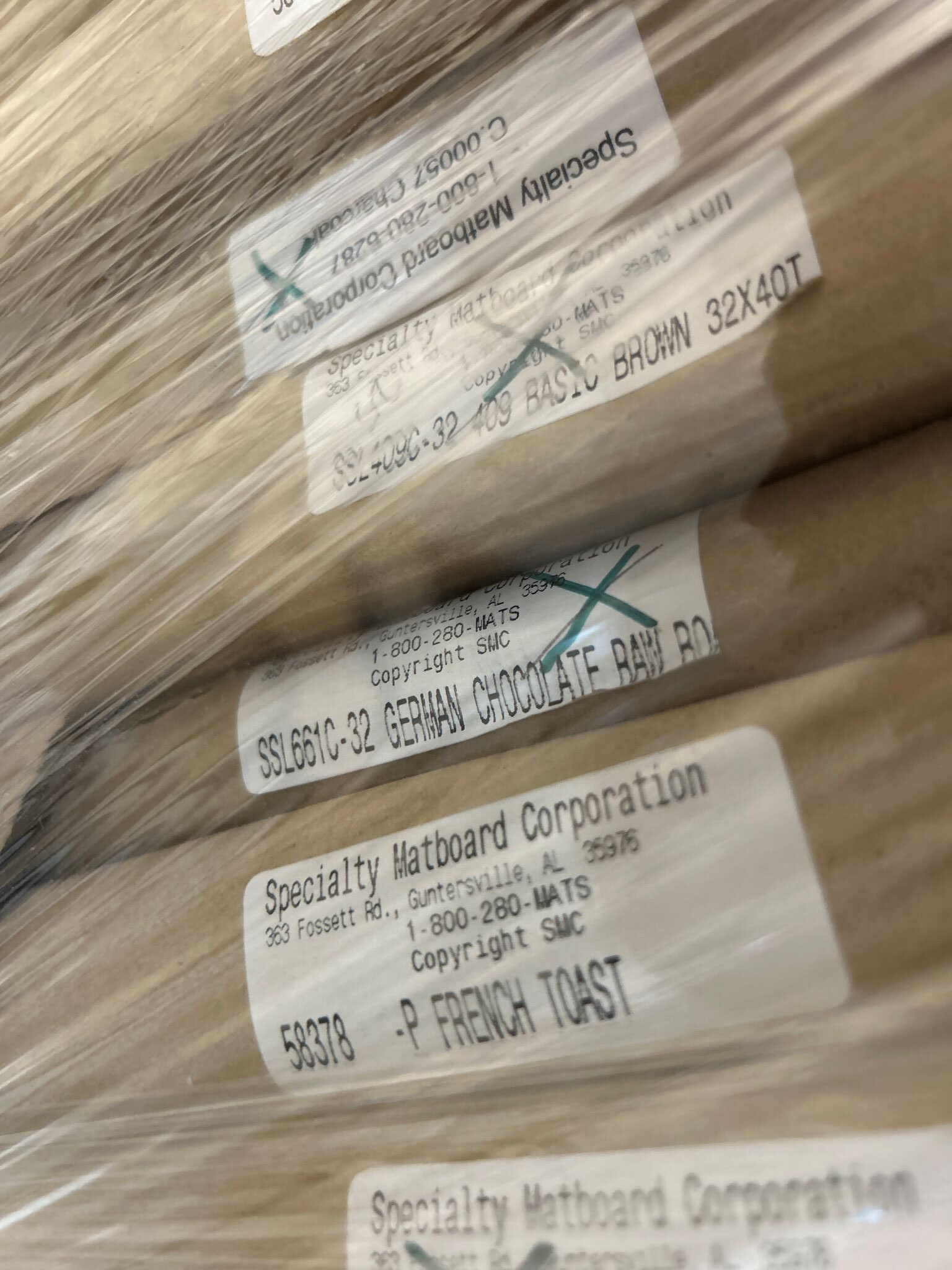 Matboard Lot (Used) Item # UE-020224E-4
