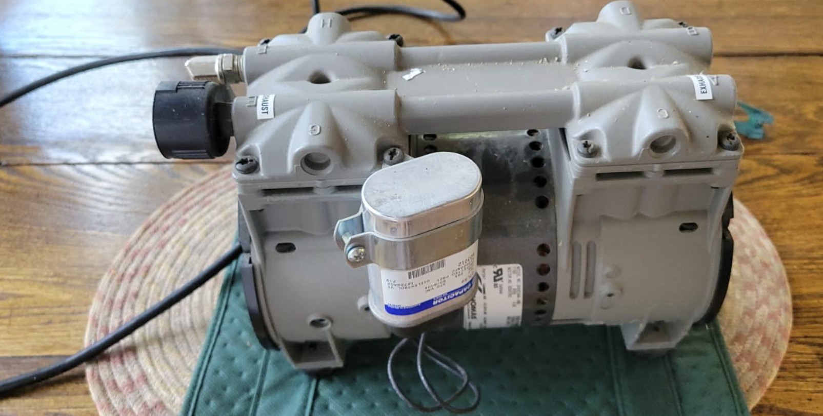 D&K / Bienfang / Vacuseal 4468H Vacuum Press PUMP (Used) Item # UE-071625A