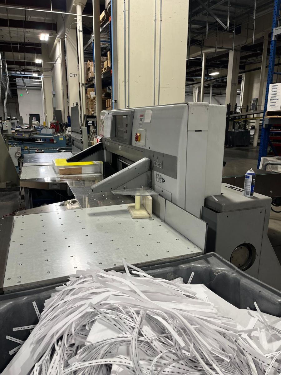 Polar 137XT 54″ Programmable Guillotine Paper Cutter (Used) Item # UE-072125A