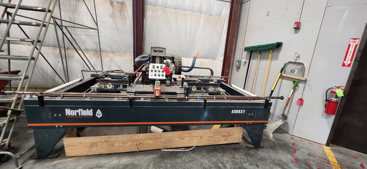 Norfield 4800XY Door Lite Cutting Machine (Used) Item # UE-072825A