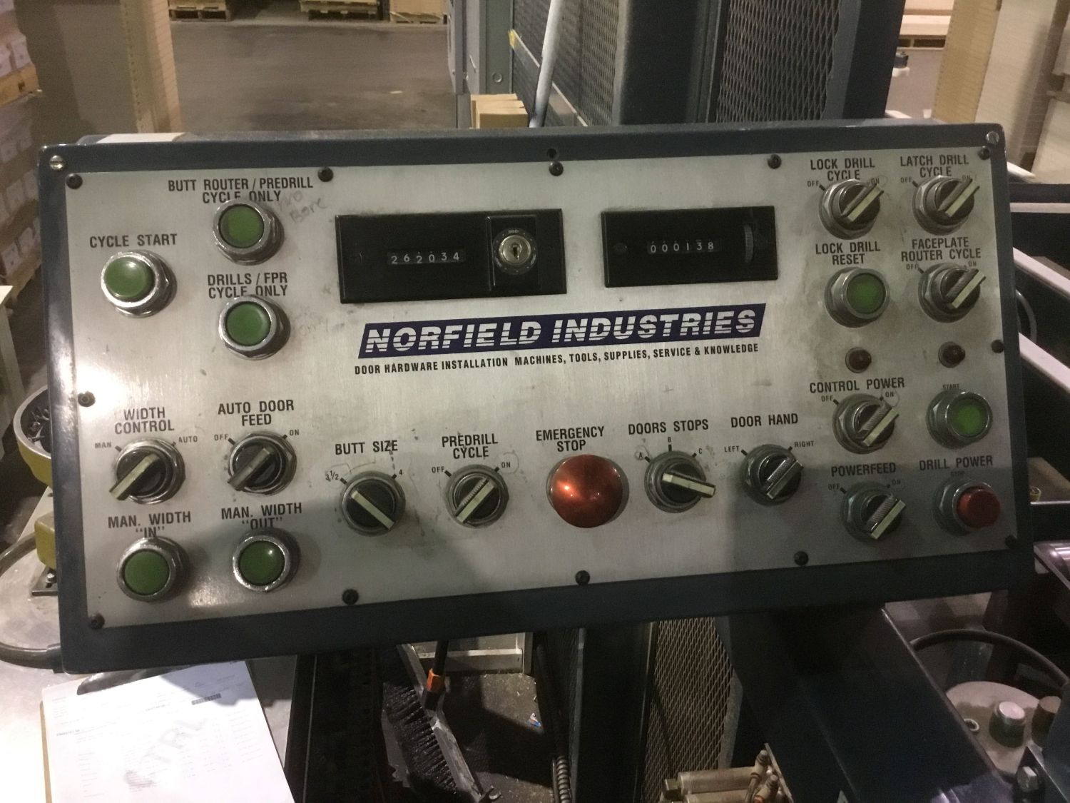 Norfield 5000 Door Machine Line (Used) Item # UE-071825B