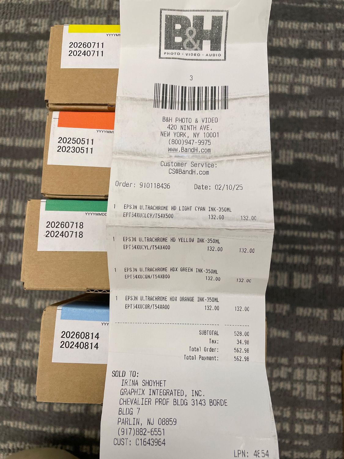 Epson SureColor P7000 24″ Commercial Edition Printer (Used) Item # UE-071825C