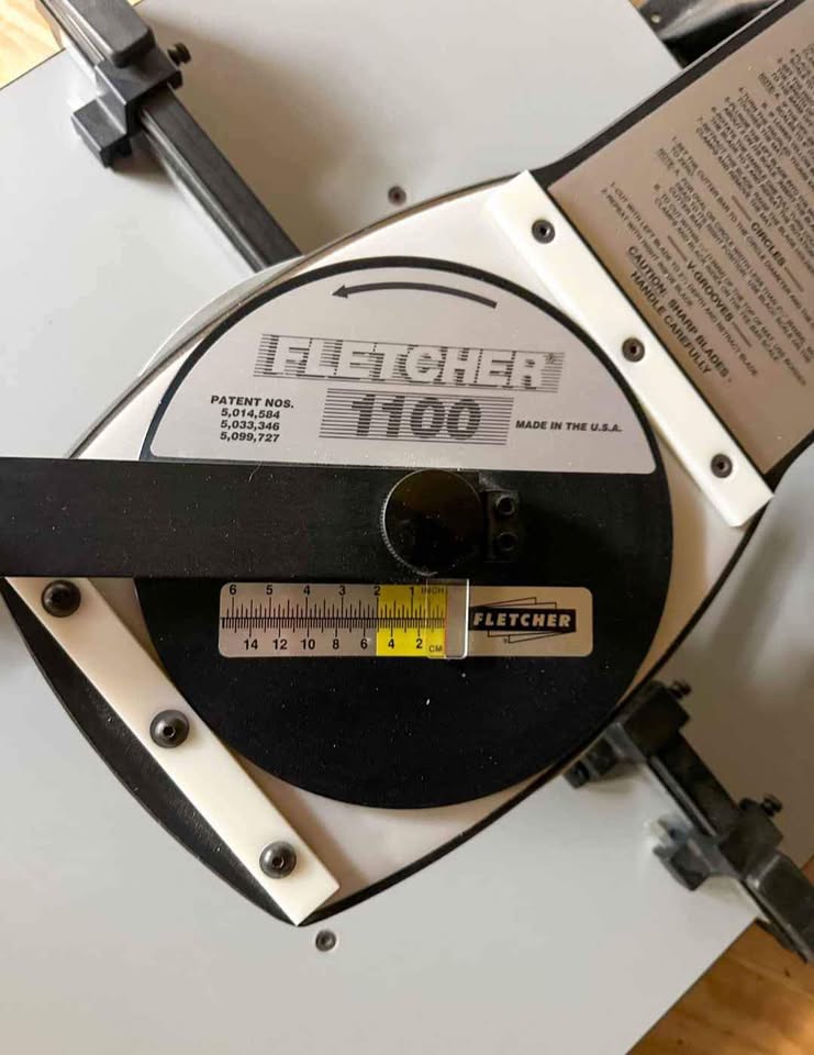 Fletcher 1100 Oval / Circle Cutter (Used) Item # UE-072425B