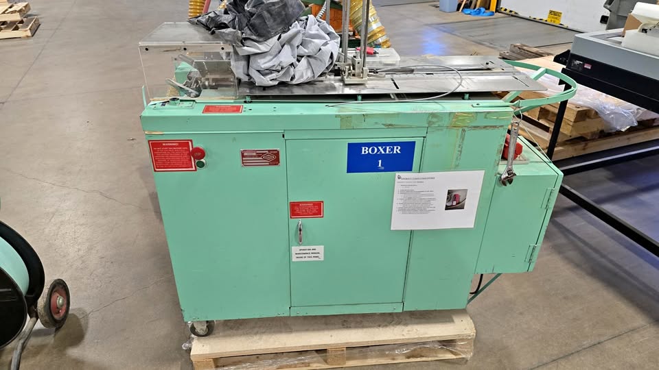 Bivans Tuck-O-Mat Model 50 Boxer – Box Making Machine (Used) Item # UE-072825I
