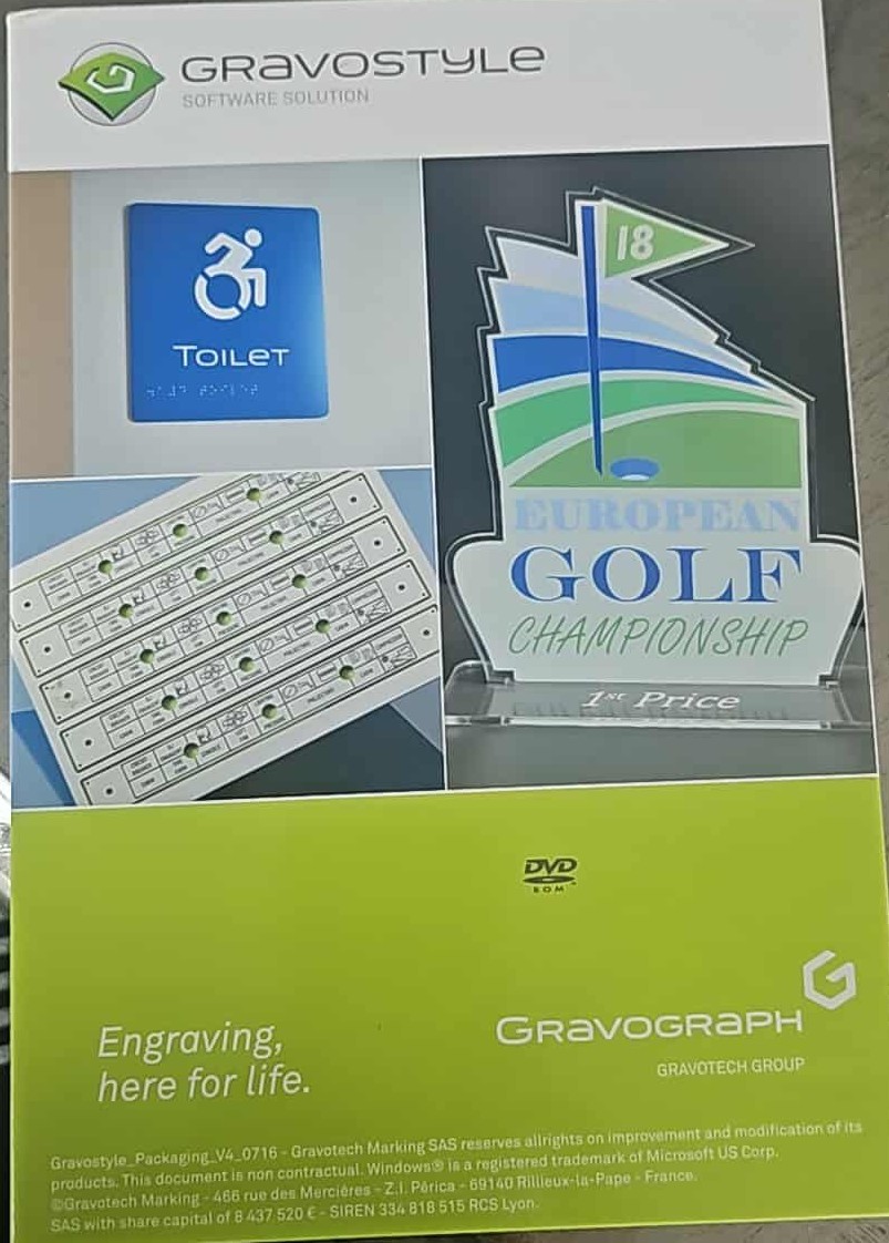 Gravograph – Gravotech – GravoStyle 8 Software (Used) Item # UE-080525D