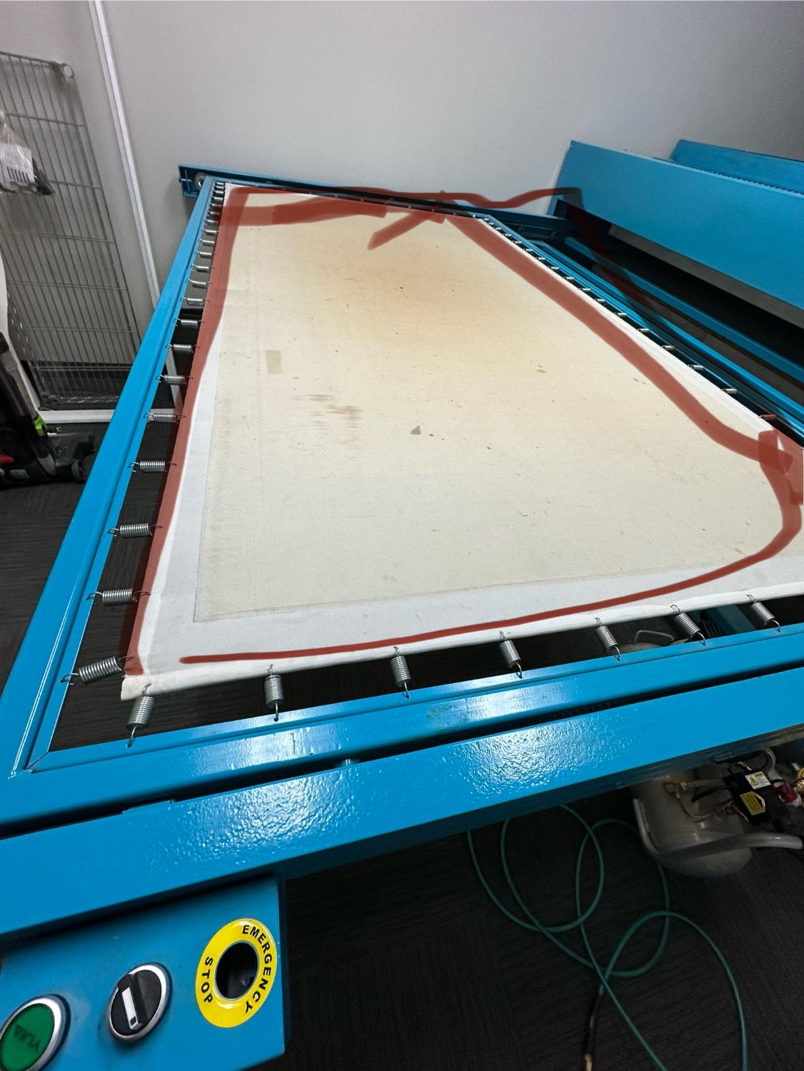AISET YLE-2001 Wide Format Heat Press (Used) Item # UE-080625B