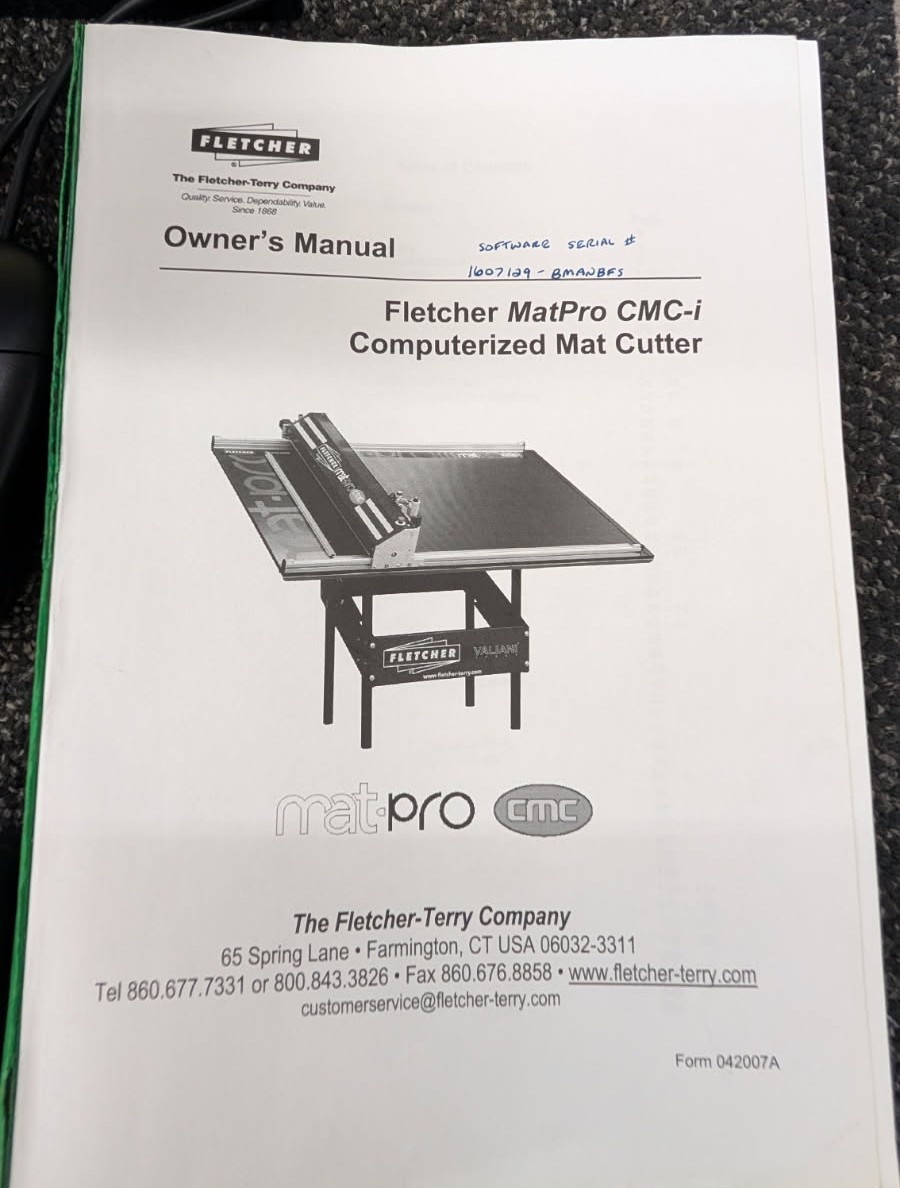 Valiani Mat Pro 150 CMC-i Mat Cutter (Used) Item # UE-081325A