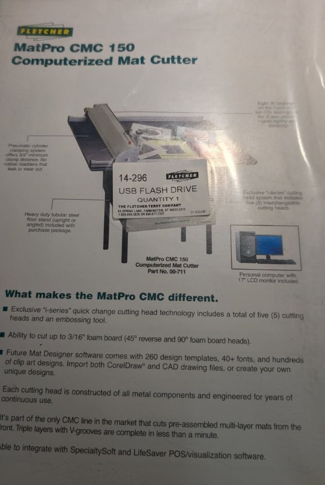 Valiani Mat Pro 150 CMC-i Mat Cutter (Used) Item # UE-081325A
