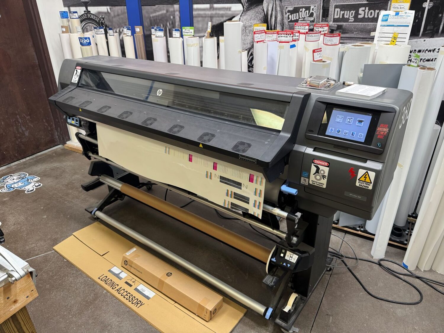HP Latex 360 Inkjet Large Format Printer (Used) Item # UE-082525A