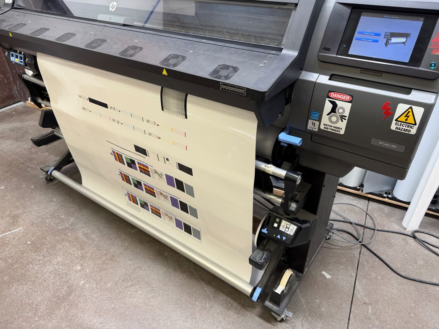 HP Latex 360 Inkjet Large Format Printer (Used) Item # UE-082525A