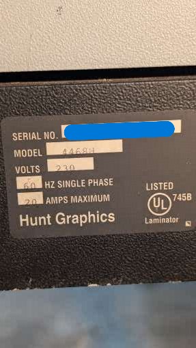 VacuSeal 4468H Vacuum Heat Press ( Bienfang / D&K Expression ) (Used) Item # UE-082525C