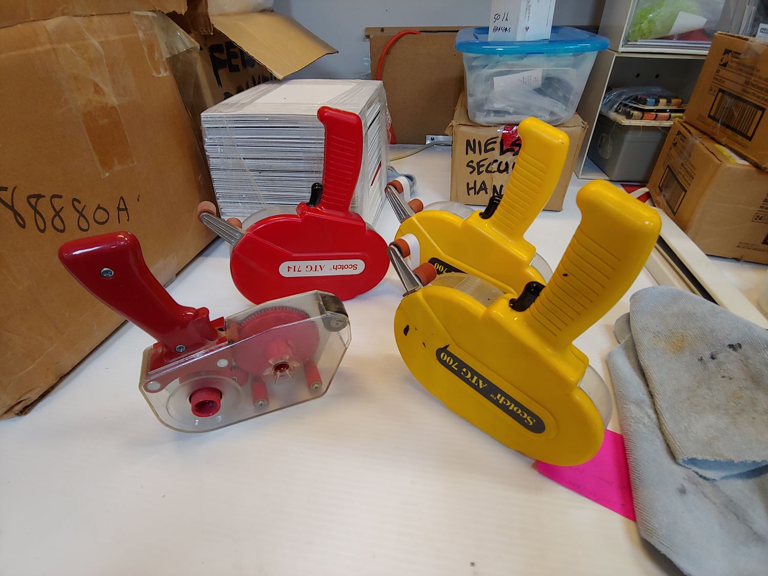 Woodtek Bandsaw, Point Driver, Stapler, Press Weight, ATG Gun (Used) Item # UE-091725E