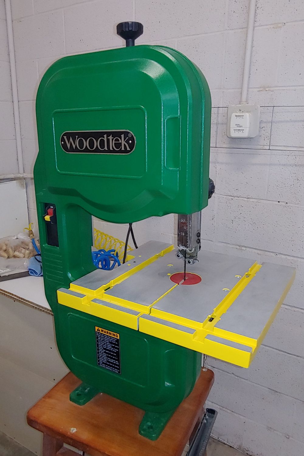Woodtek Bandsaw, Point Driver, Stapler, Press Weight, ATG Gun (Used) Item # UE-091725E