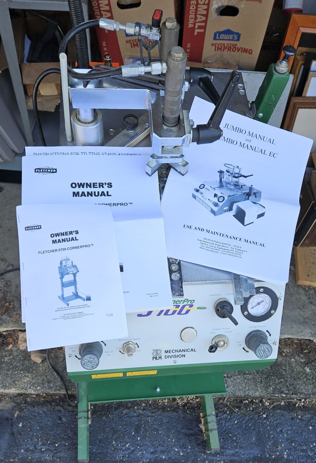 Fletcher ( PILM) CornerPro 5700 Frame Joiner (Used) Item # UE-091725G