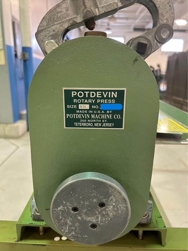Potdevin W36 Rotary Press (Used) Item # UE-092925B