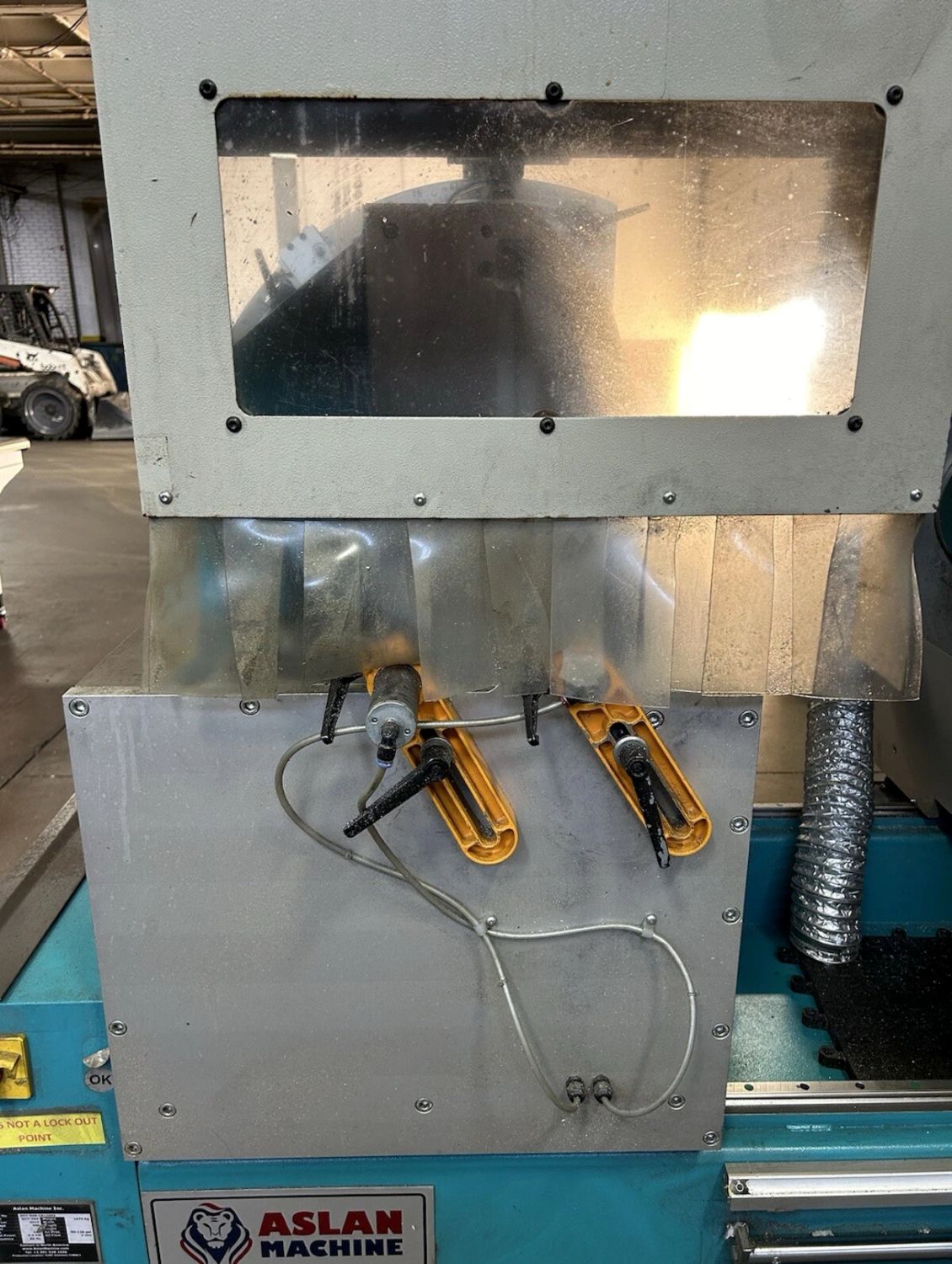 Aslan DCY-550 22″ Automatic Double Head Miter Saw (Used) Item # UE-100125C