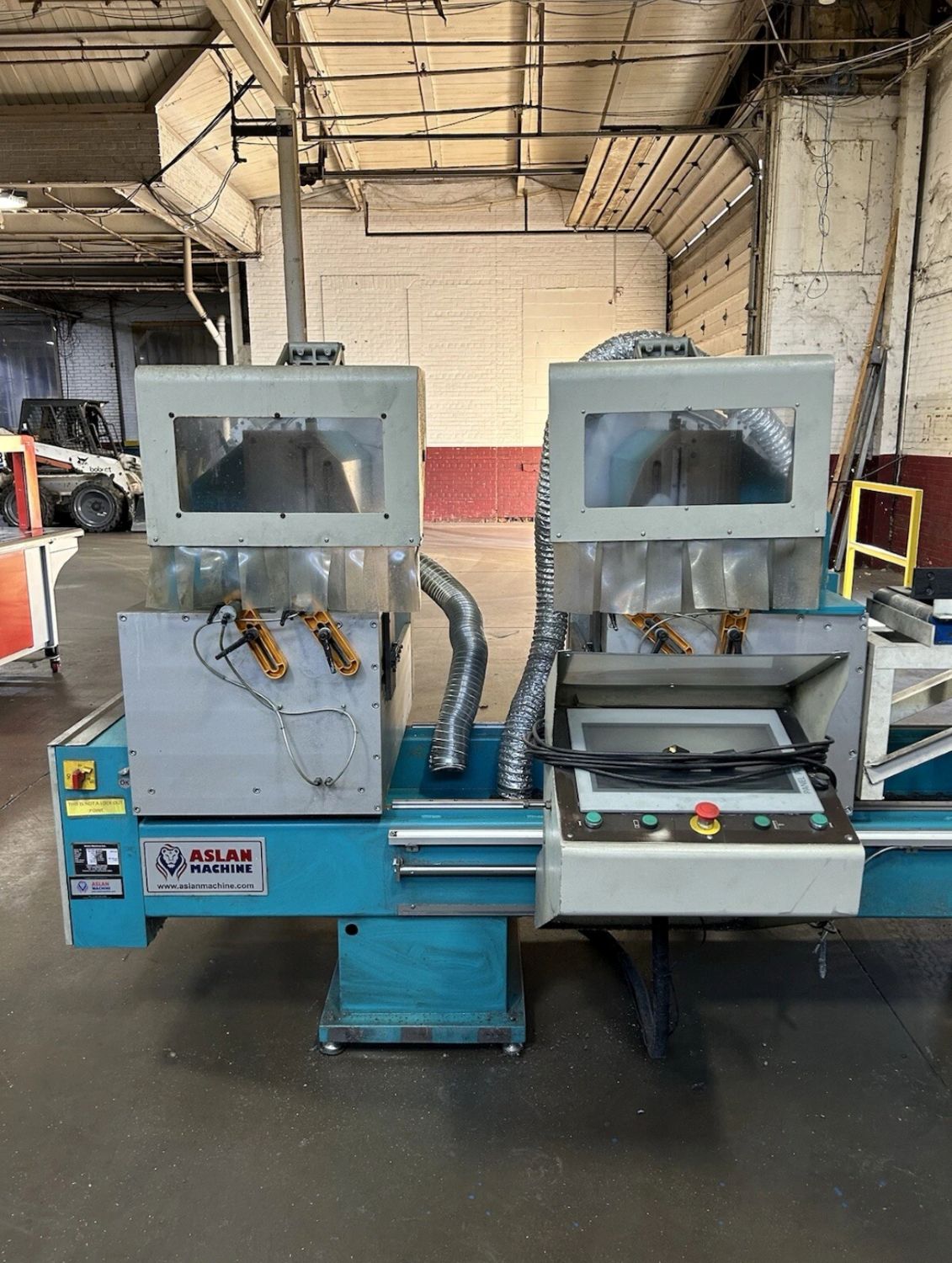 Aslan DCY-550 22″ Automatic Double Head Miter Saw (Used) Item # UE-100125C