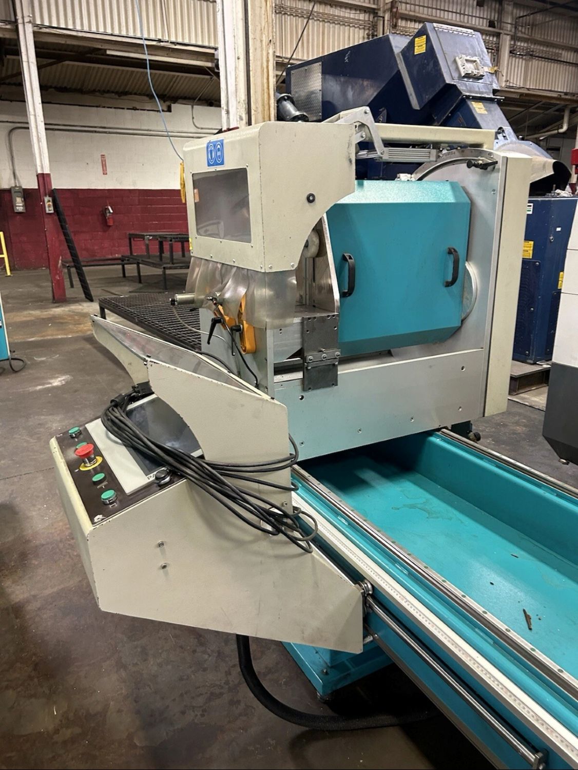 Aslan DCY-550 22″ Automatic Double Head Miter Saw (Used) Item # UE-100125D